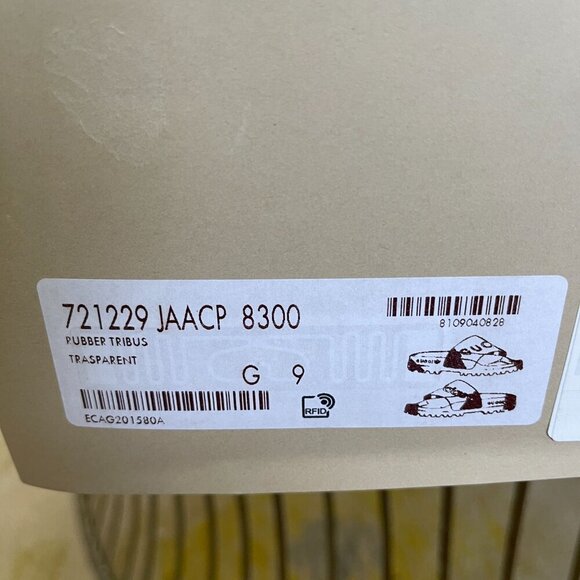 Gucci x Adidas 721229 Logo Transparent Slides Sandals Size UK 7 & 9 - Picture 16 of 16